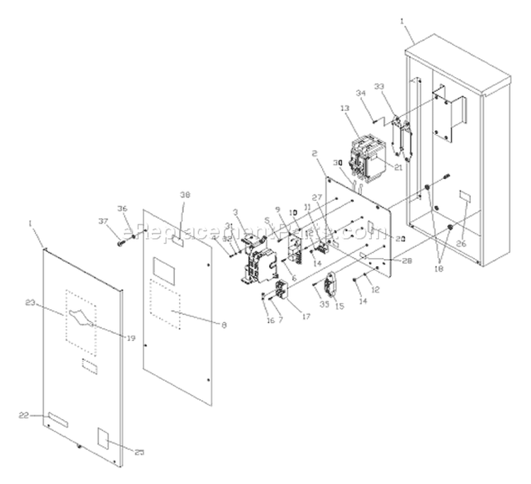 Page A Diagram and Parts List for 1928-1  Briggs and Stratton Generator